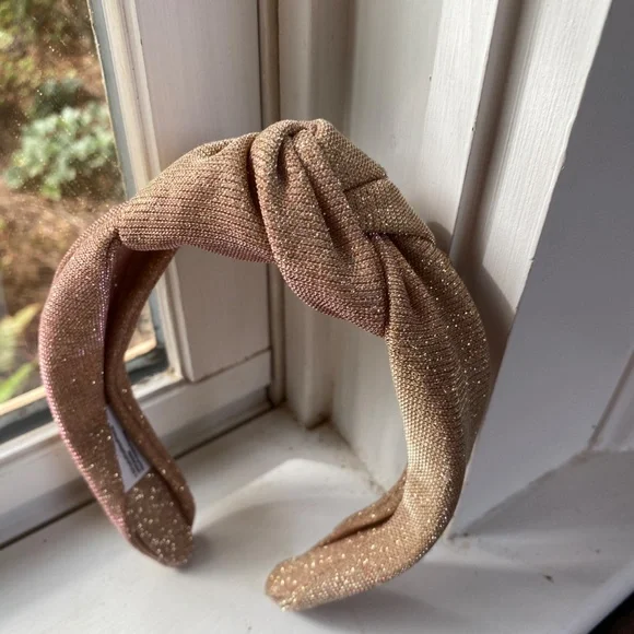 Anthropologie Lisel Sparkle Knotted Headband - Picture 4 of 5